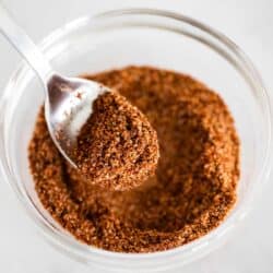 spoonful of chili seasoning