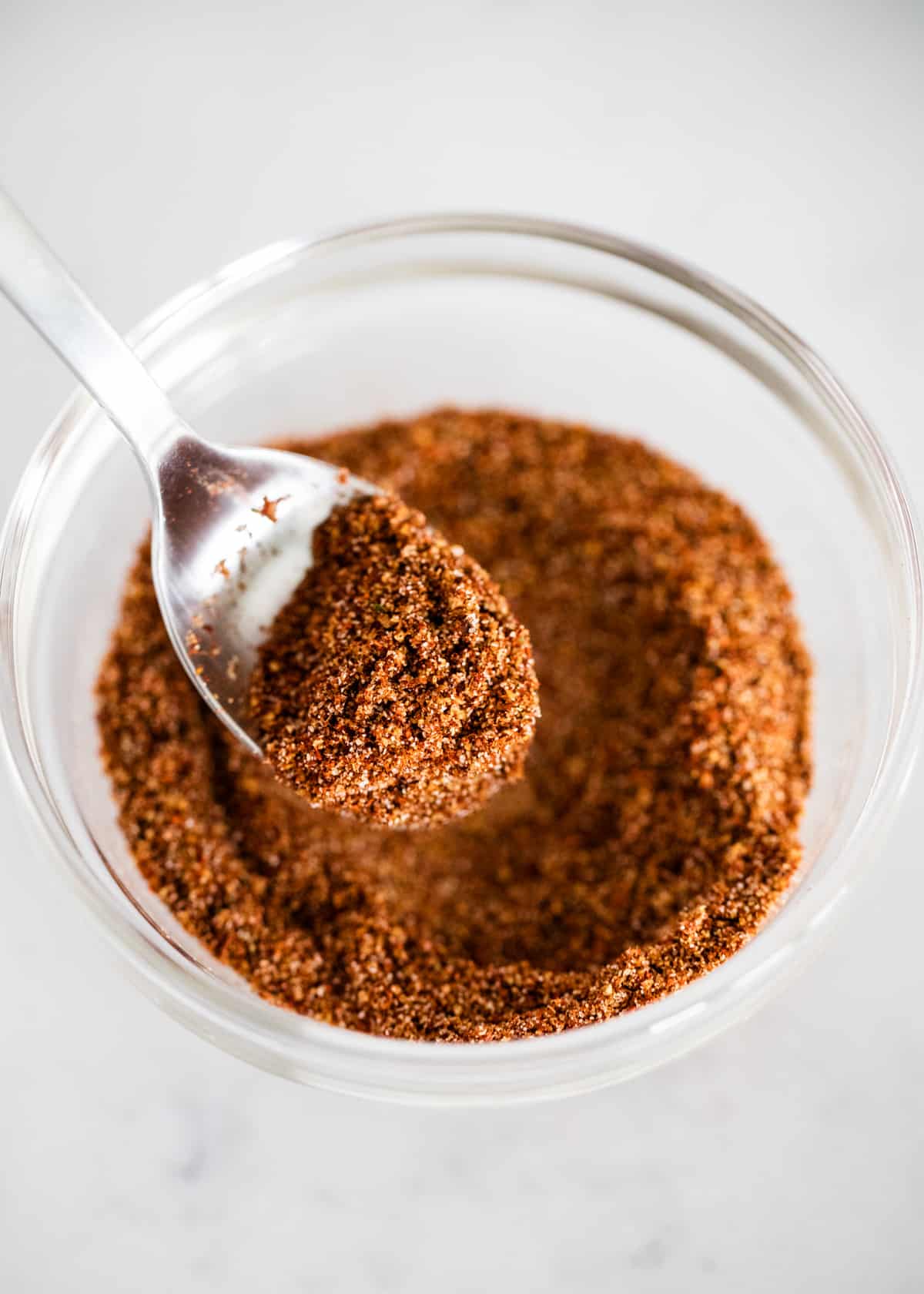 Spoonful of chili seasoning.