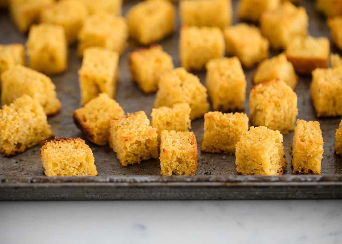 Cornbread Croutons I Heart Naptime