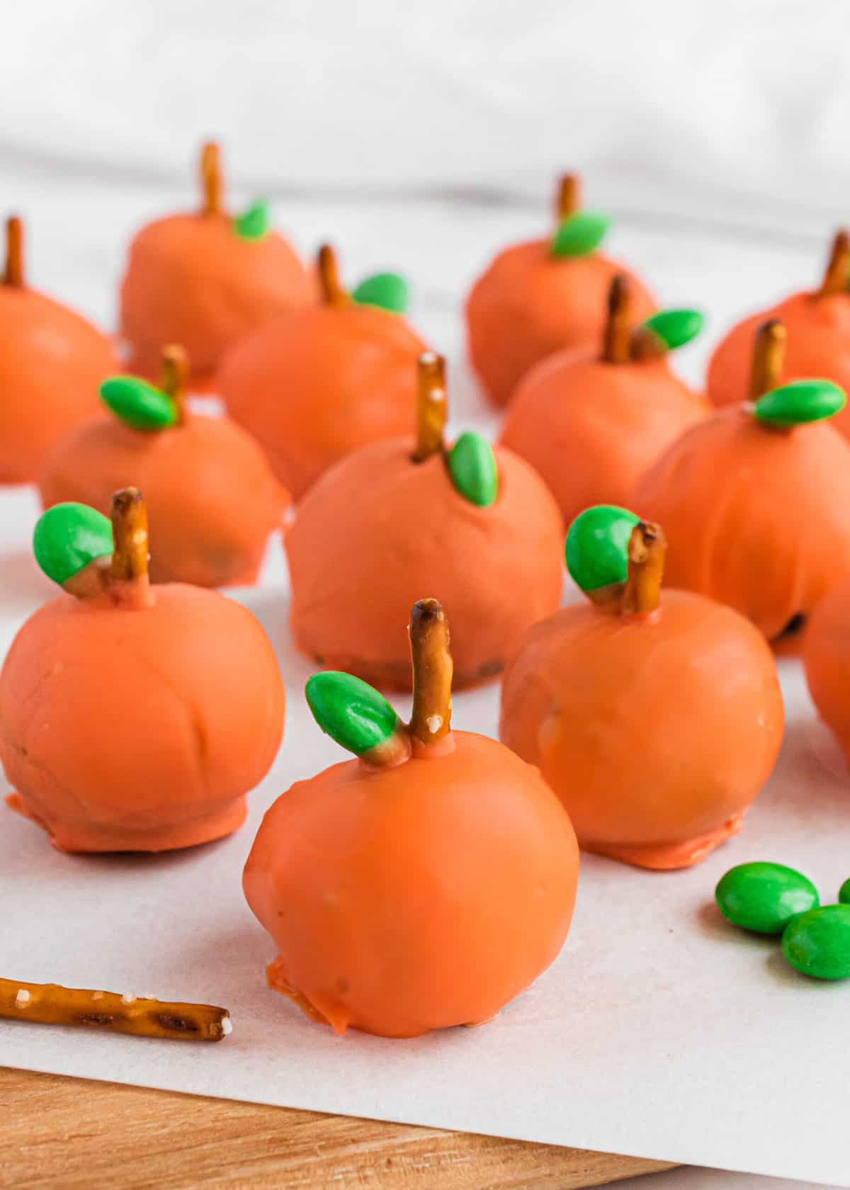 Pumpkin oreo ball.