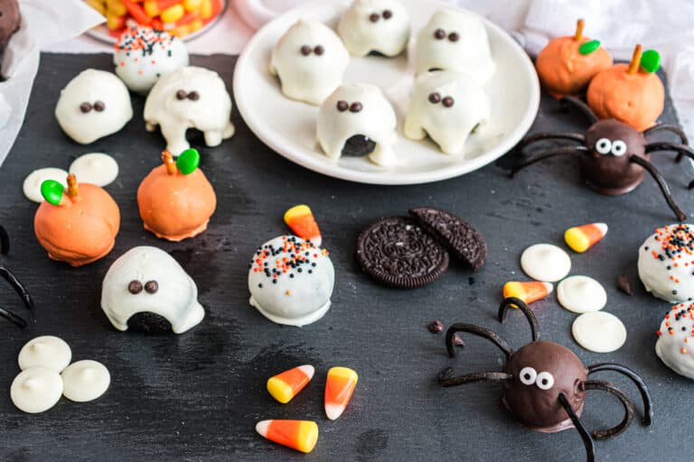 Halloween Oreo Balls (5 ways!) I Heart Naptime
