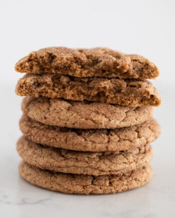 stacked spice cookies