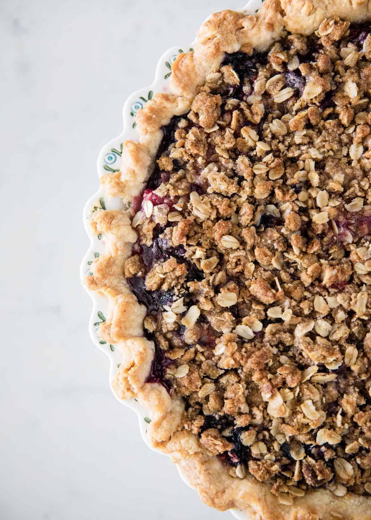 Mixed Berry Crumble Pie I Heart Naptime