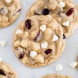 white chocolate cranberry cookies