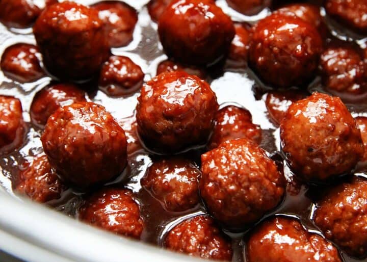 cranberry meatballs in crockpot