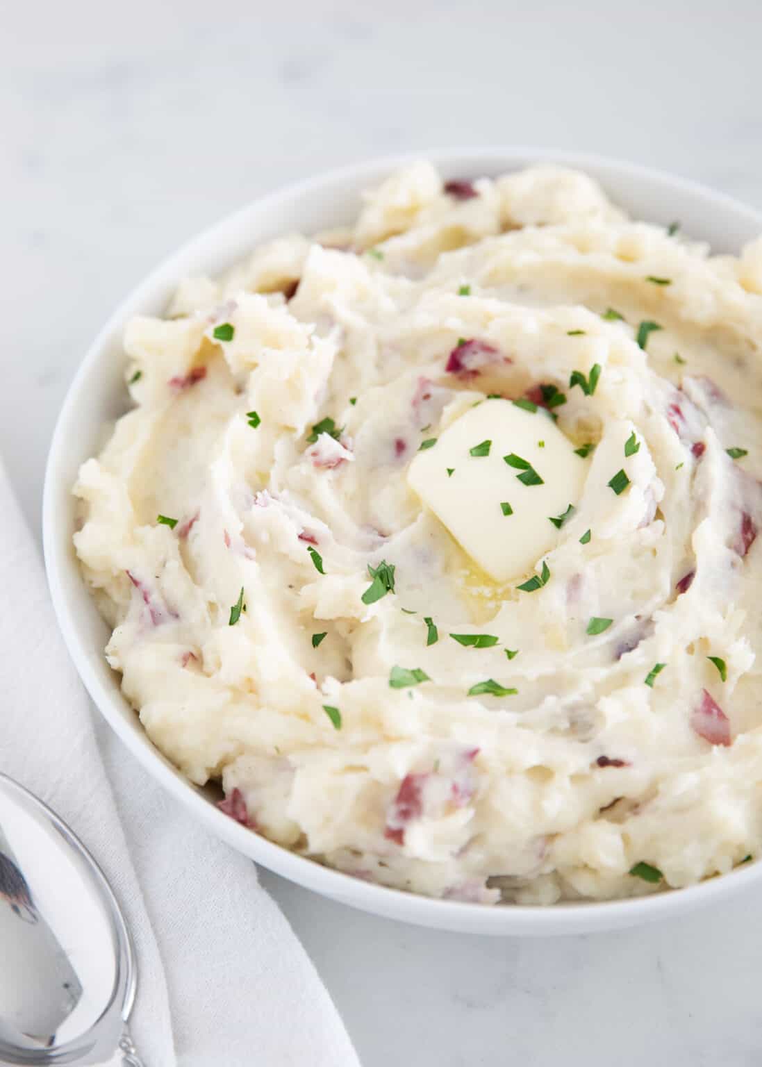 Creamy Garlic Mashed Red Potatoes I Heart Naptime
