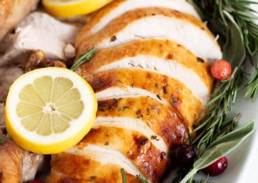turkey with lemon and herbs