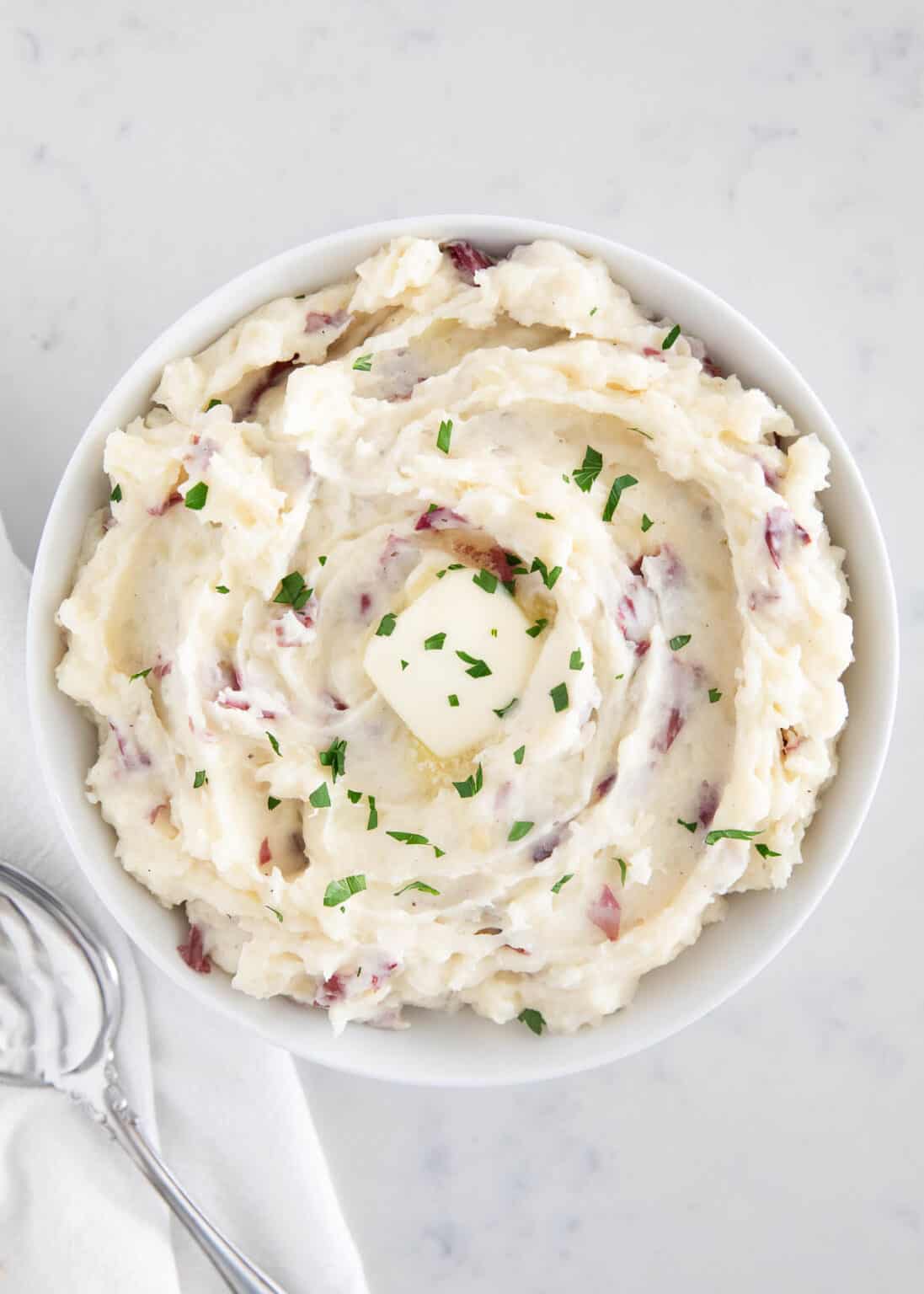 Creamy Garlic Mashed Red Potatoes I Heart Naptime