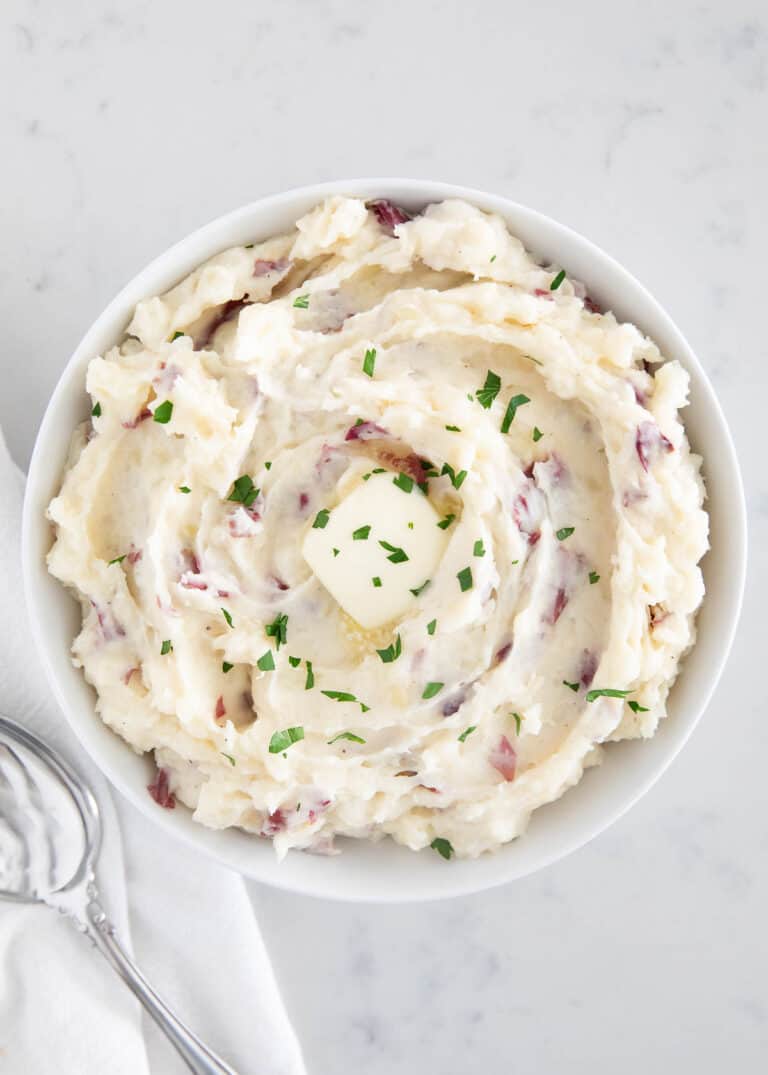 Creamy Garlic Mashed Red Potatoes I Heart Naptime