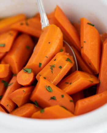 cooked carrots in slow cooker