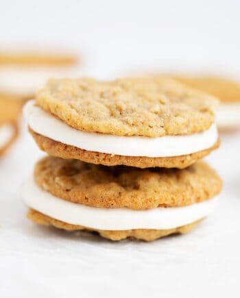 stacked oatmeal pie cookies