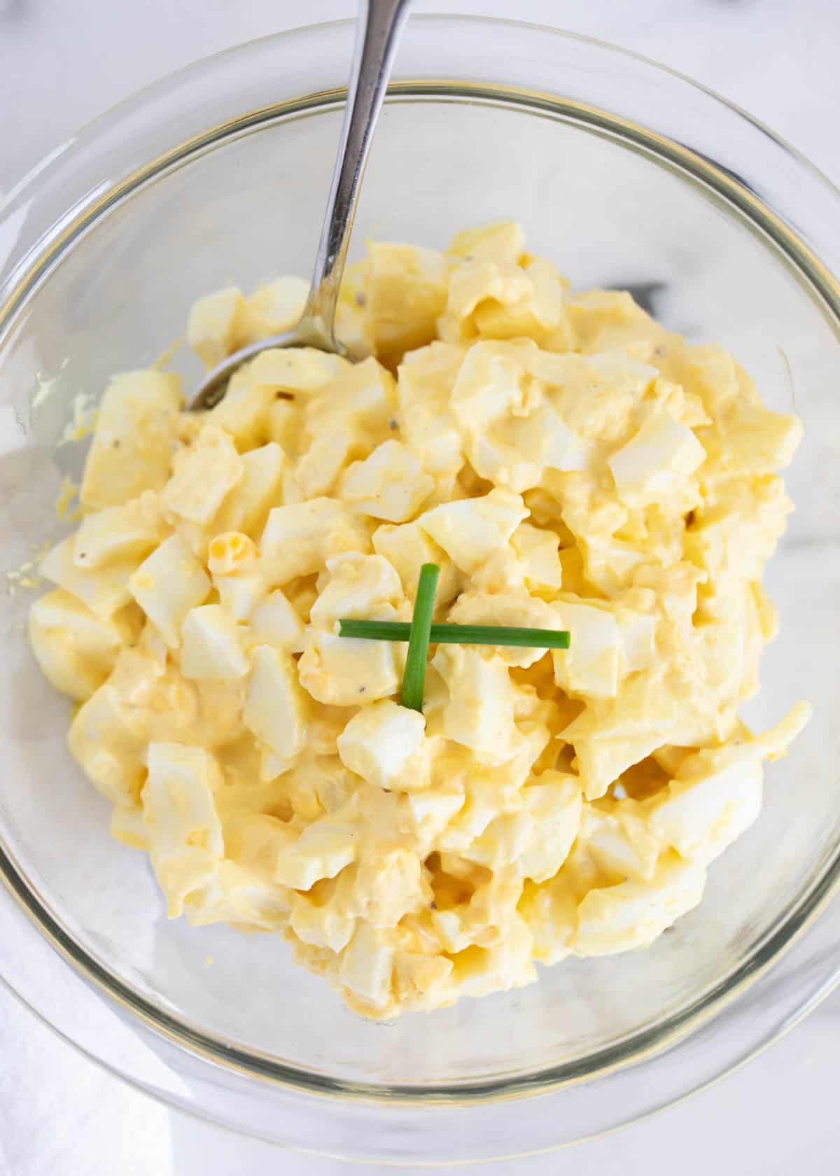 Easy 4 ingredient egg salad recipe i heart naptime