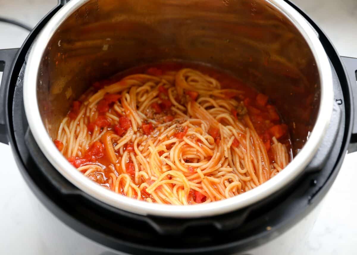 spaghetti in instant pot
