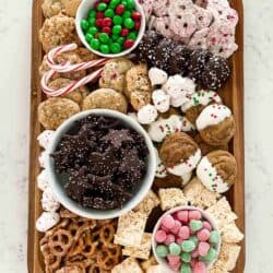 christmas dessert board