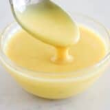 honey mustard sauce in bowl