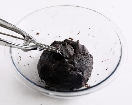 oreo ball in clear bowl