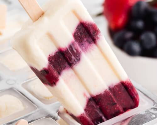 pulling out popsicle from mold