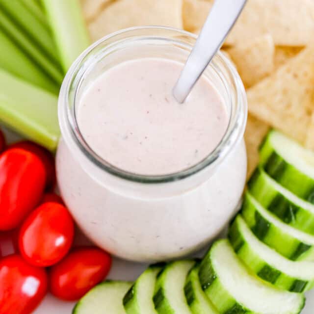 EASY Salsa Ranch Dressing - I Heart Naptime