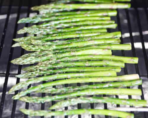 asparagus on grill