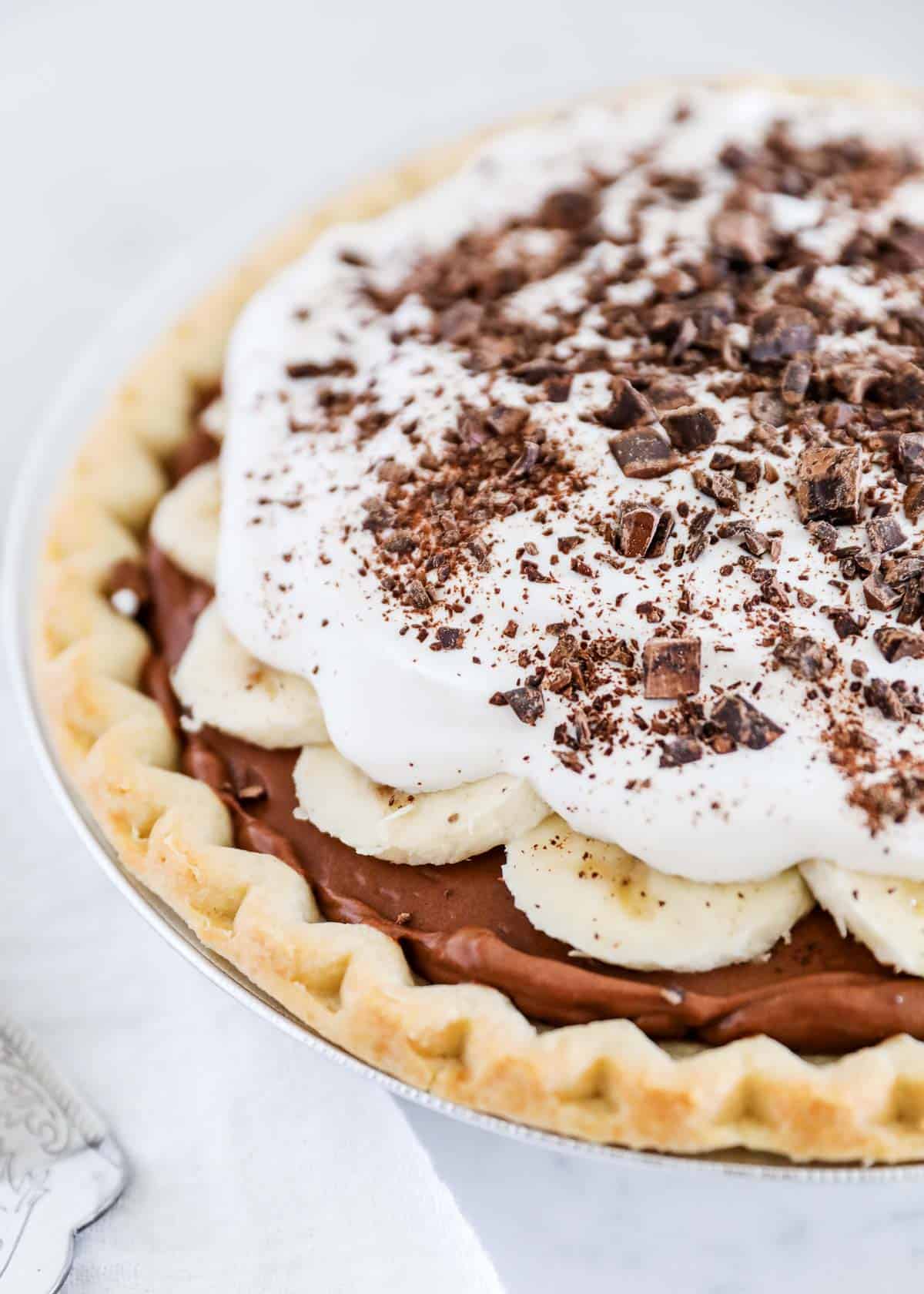NoBake Chocolate Banana Cream Pie I Heart Naptime