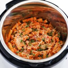 Instant Pot Baked ziti in the pressure cooker.