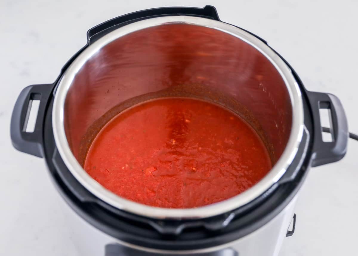 marinara sauce in instant pot