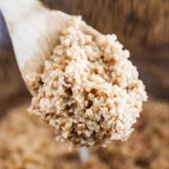 spoonful of steel cut oats