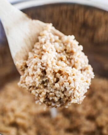 spoonful of steel cut oats