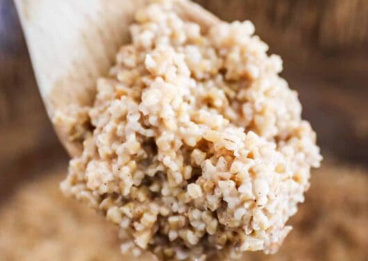 spoonful of steel cut oats