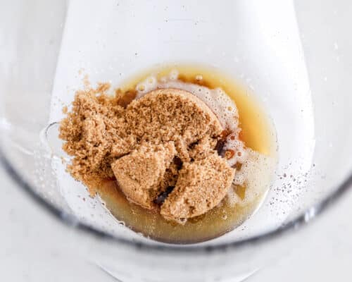 brown sugar and butter in bowl