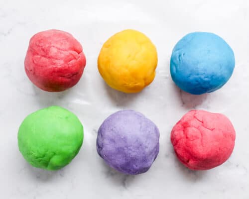 DIY, long lasting homemade white play-dough 