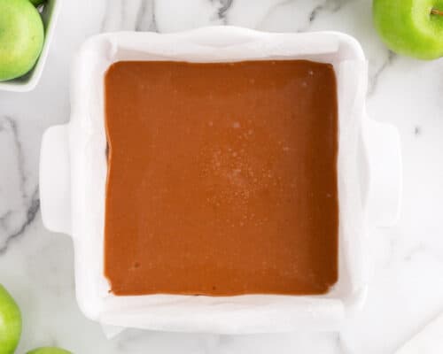 apple cider in pan