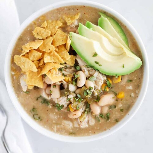 Slow Cooker Green Enchilada Chicken Soup I Heart Naptime