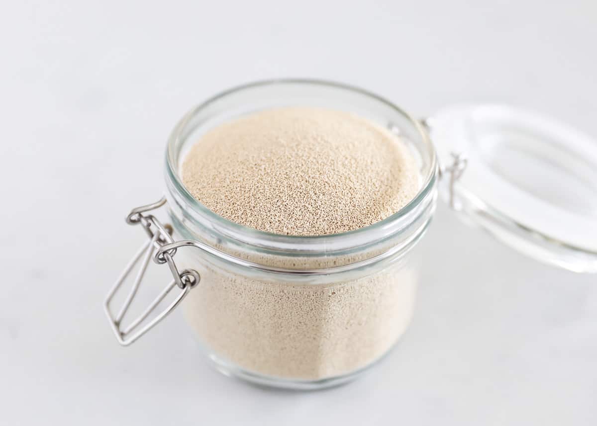 yeast in a jar