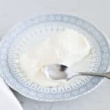 cream cheese softened on plate