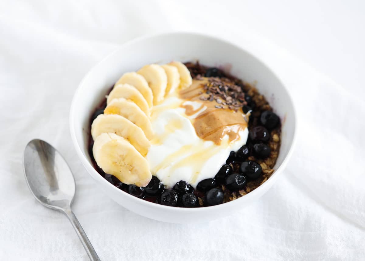 oatmeal bowl on counter