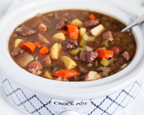 beef stew in crockpot