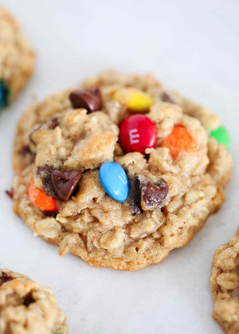 EASY Oatmeal M&M Cookies I Heart Naptime