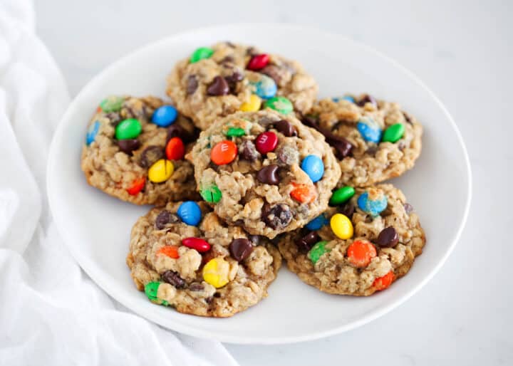 EASY Oatmeal M&M Cookies I Heart Naptime