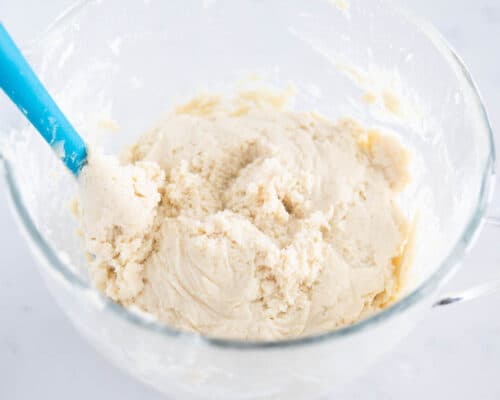 ricotta cheese cookies in bowl
