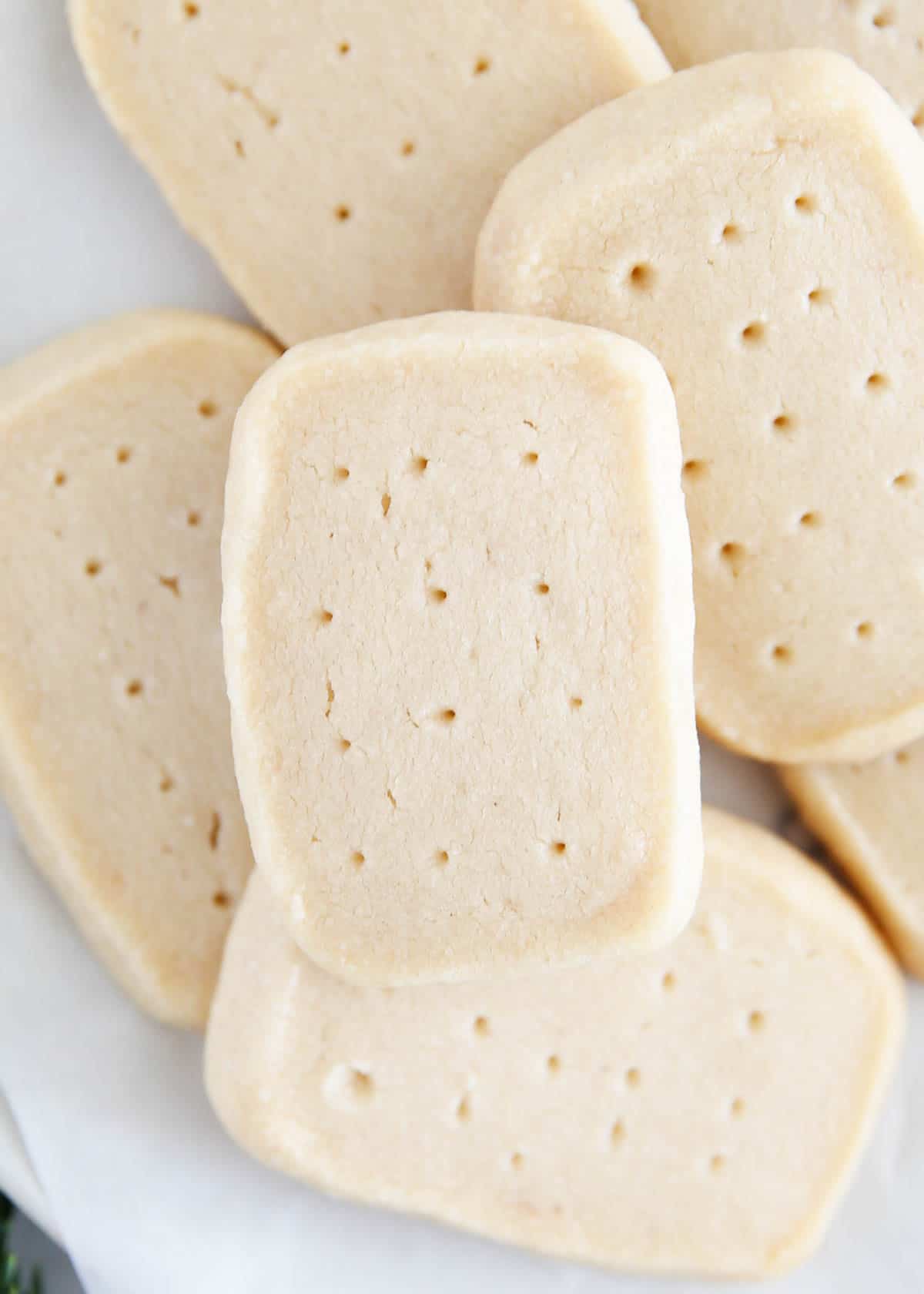 shortbread cookies on plate