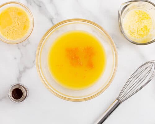 orange juice in bowl