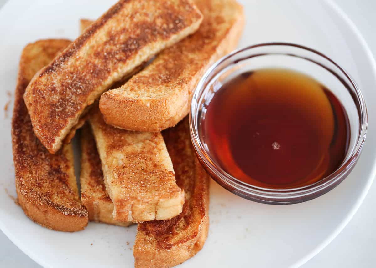 french toast sticks on plate