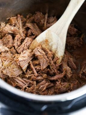 shredded beef in instant pot