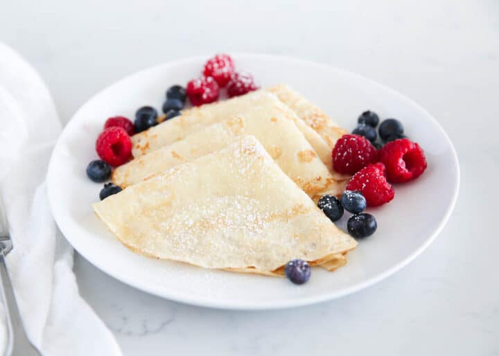 EASY Crepes with Pancake Mix I Heart Naptime