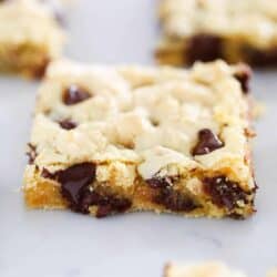 sliced cookie bar