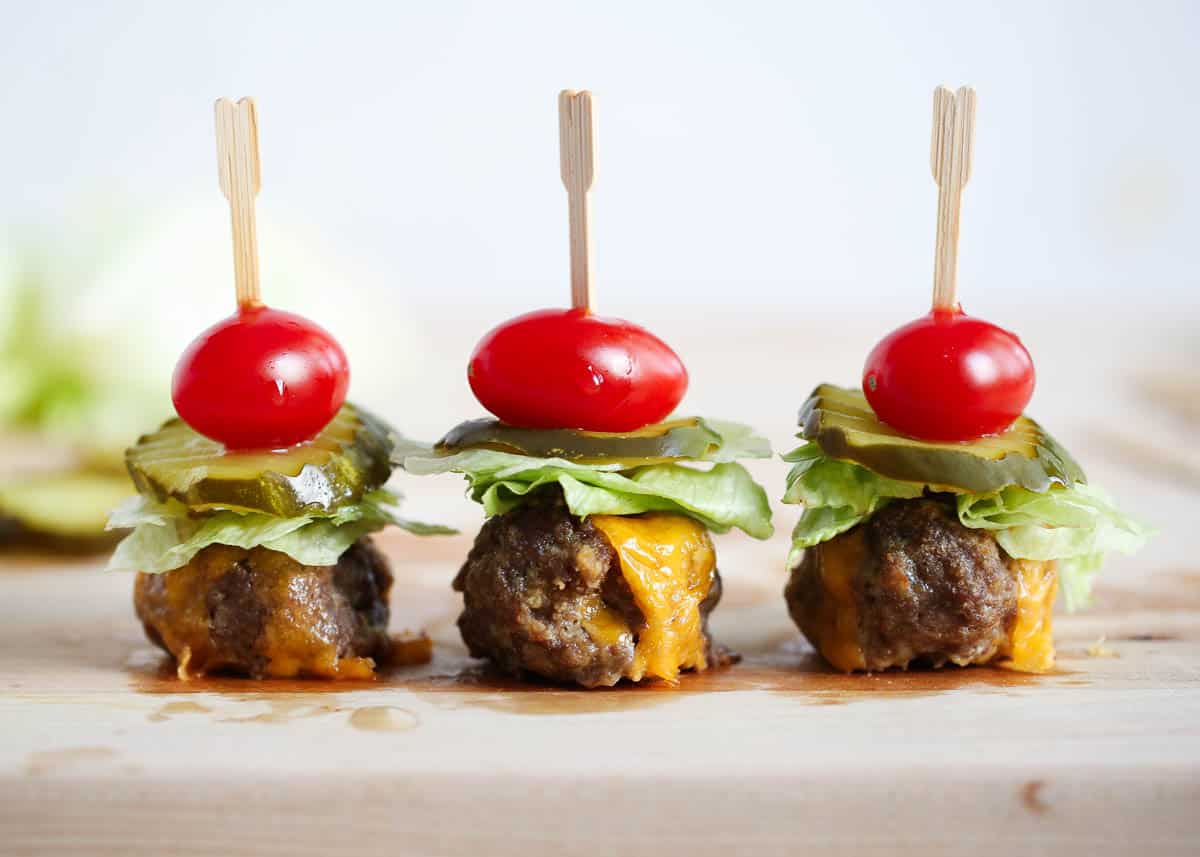 Cheeseburger Meatballs