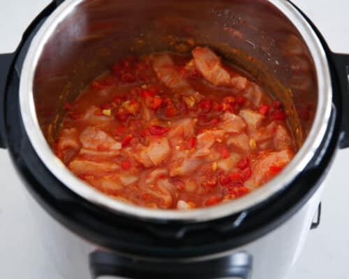 chicken with pepper in instant pot