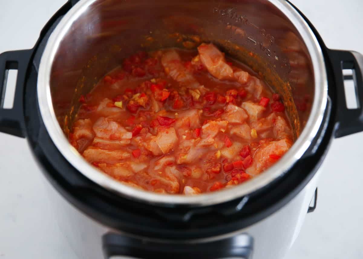 chicken with pepper in instant pot