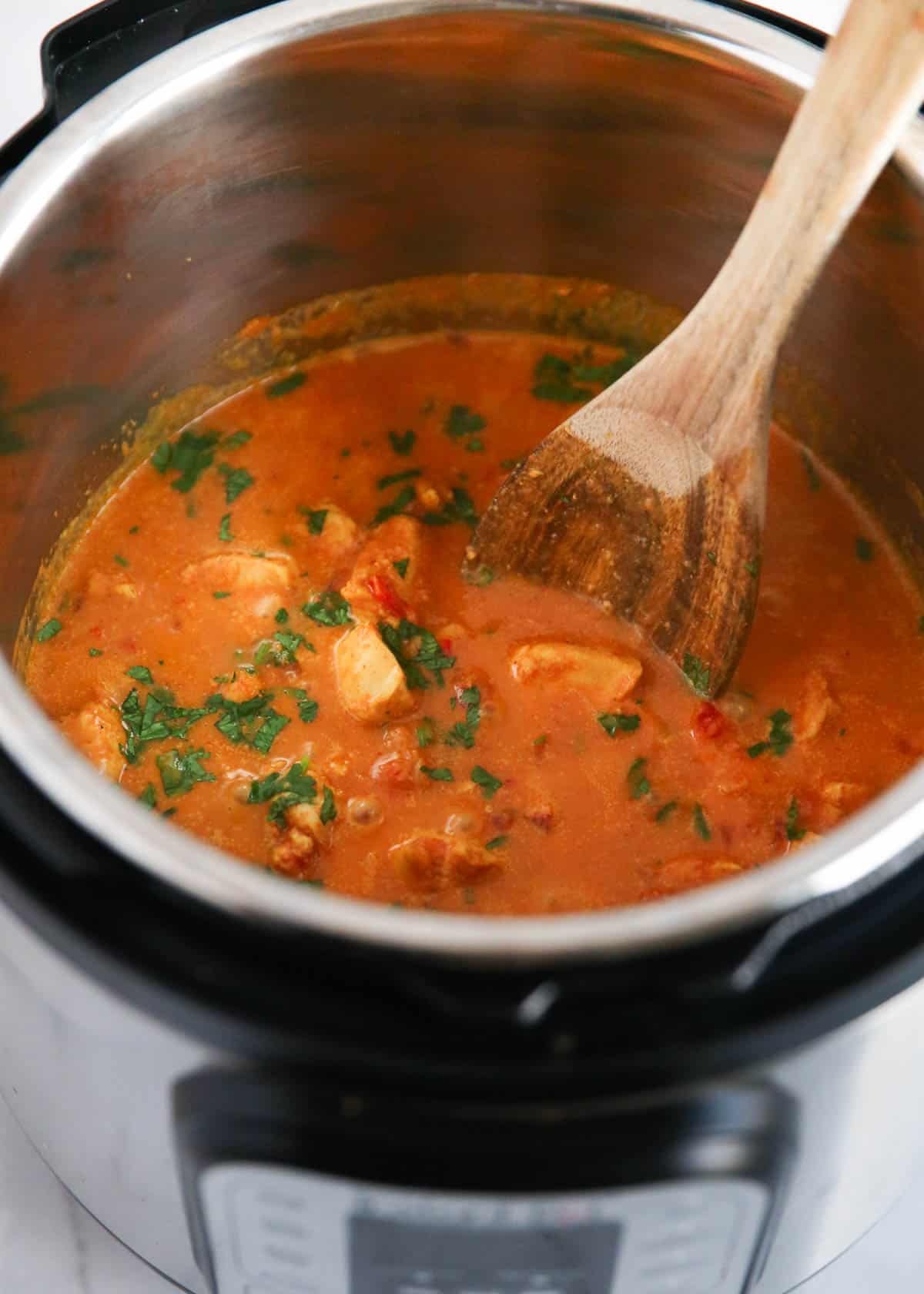 butter chicken in the instant pot